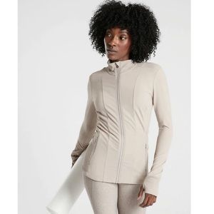 Athleta Shanti Jacket - Tan Size XLT
